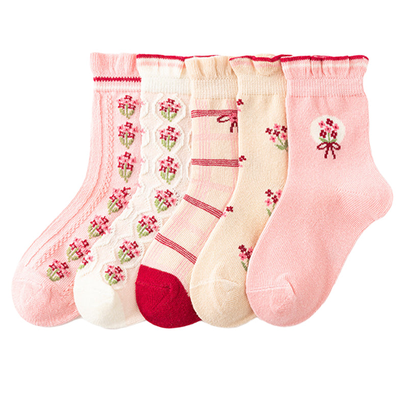 Unisex Flower Plant Print Accessories Socks Wholesale 221101526