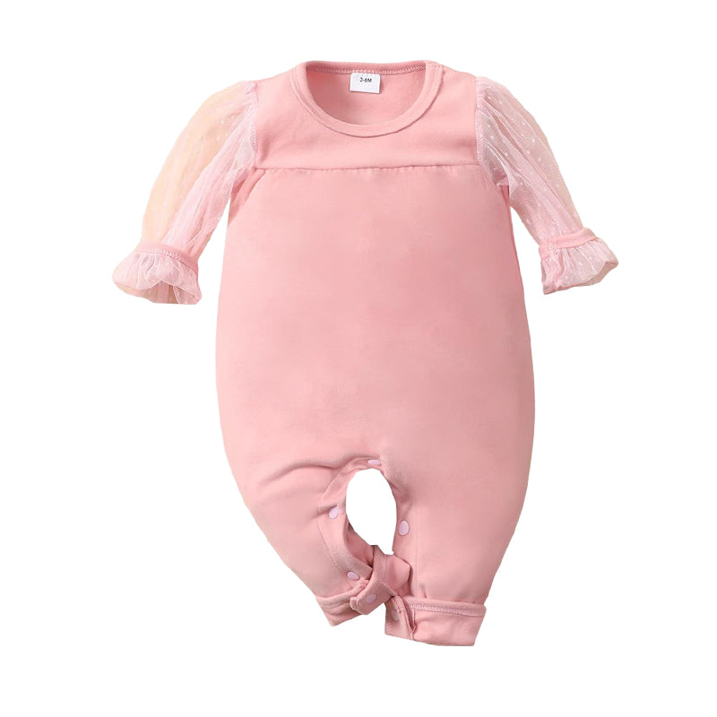 Baby Kid Girls Solid Color Jumpsuits Wholesale 221101537