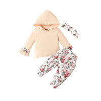 Load image into Gallery viewer, 2 Pieces Set Baby Girls Bow Print Tops And Flower Pants Wholesale 221101635
