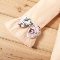 Load image into Gallery viewer, 2 Pieces Set Baby Girls Bow Print Tops And Flower Pants Wholesale 221101635
