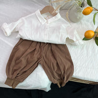 Load image into Gallery viewer, Baby Kid Boys Solid Color Pants Wholesale 221103338
