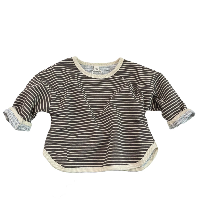 Baby Kid Unisex Striped Tops Wholesale 221103344
