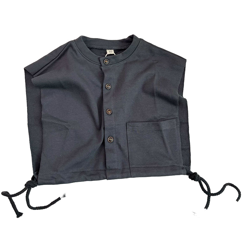 Baby Kid Unisex Solid Color Vests Waistcoats Wholesale 221103349