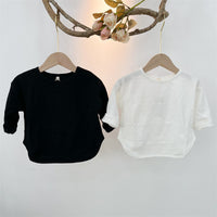 Load image into Gallery viewer, Baby Kid Unisex Solid Color Tops Wholesale 221103356
