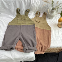 Load image into Gallery viewer, Baby Kid Unisex Color-blocking Jumpsuits Wholesale 221103362

