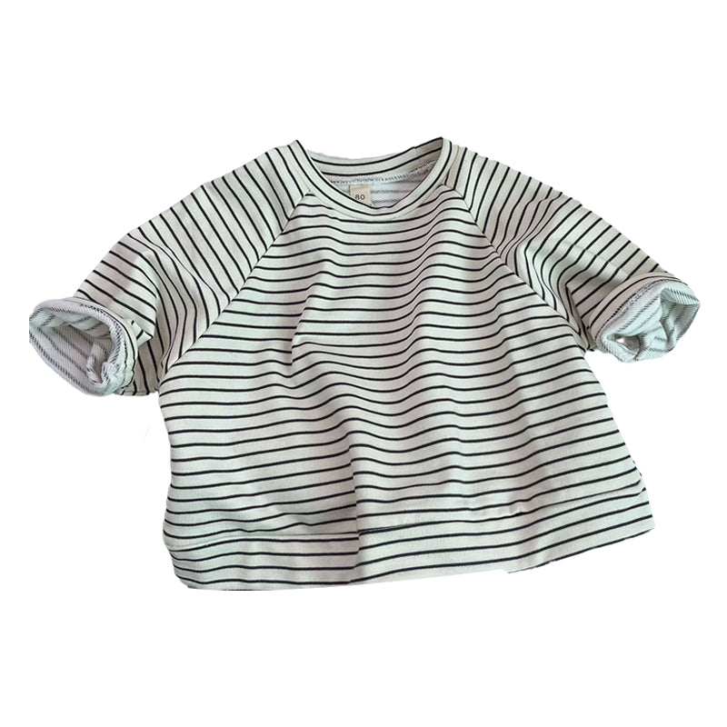 Baby Kid Unisex Striped Tops Wholesale 221103369