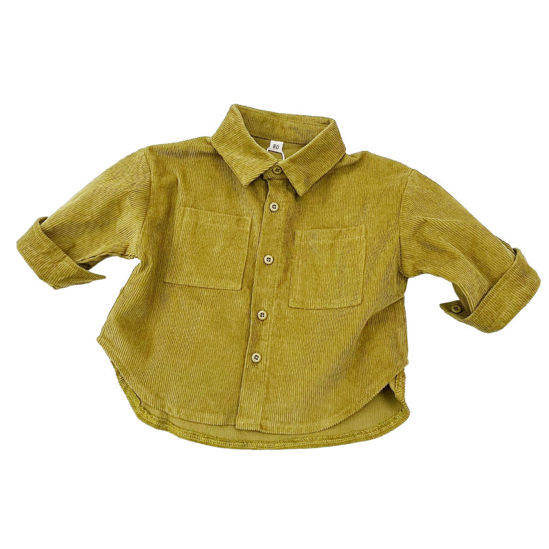 Baby Kid Unisex Solid Color Shirts Wholesale 221103372