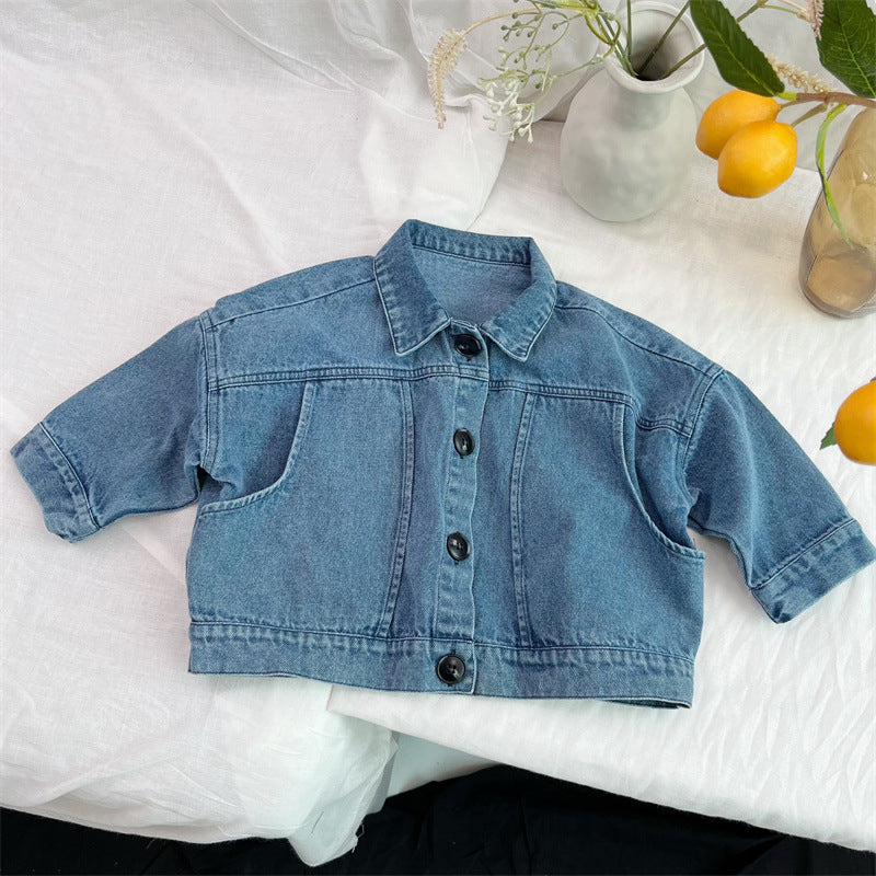 Baby Kid Unisex Solid Color Jackets Outwears Wholesale 221103386