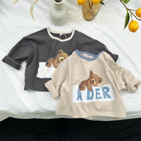 Load image into Gallery viewer, Baby Kid Unisex Letters Animals Cartoon Print Tops Wholesale 221103387
