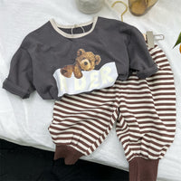 Load image into Gallery viewer, Baby Kid Unisex Letters Animals Cartoon Print Tops Wholesale 221103387
