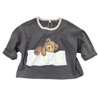 Load image into Gallery viewer, Baby Kid Unisex Letters Animals Cartoon Print Tops Wholesale 221103387

