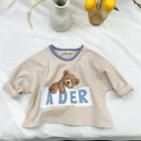 Load image into Gallery viewer, Baby Kid Unisex Letters Animals Cartoon Print Tops Wholesale 221103387
