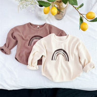 Load image into Gallery viewer, Baby Kid Unisex Rainbow Print Tops Wholesale 221103389
