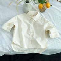 Load image into Gallery viewer, Baby Kid Unisex Solid Color Shirts Wholesale 221103396
