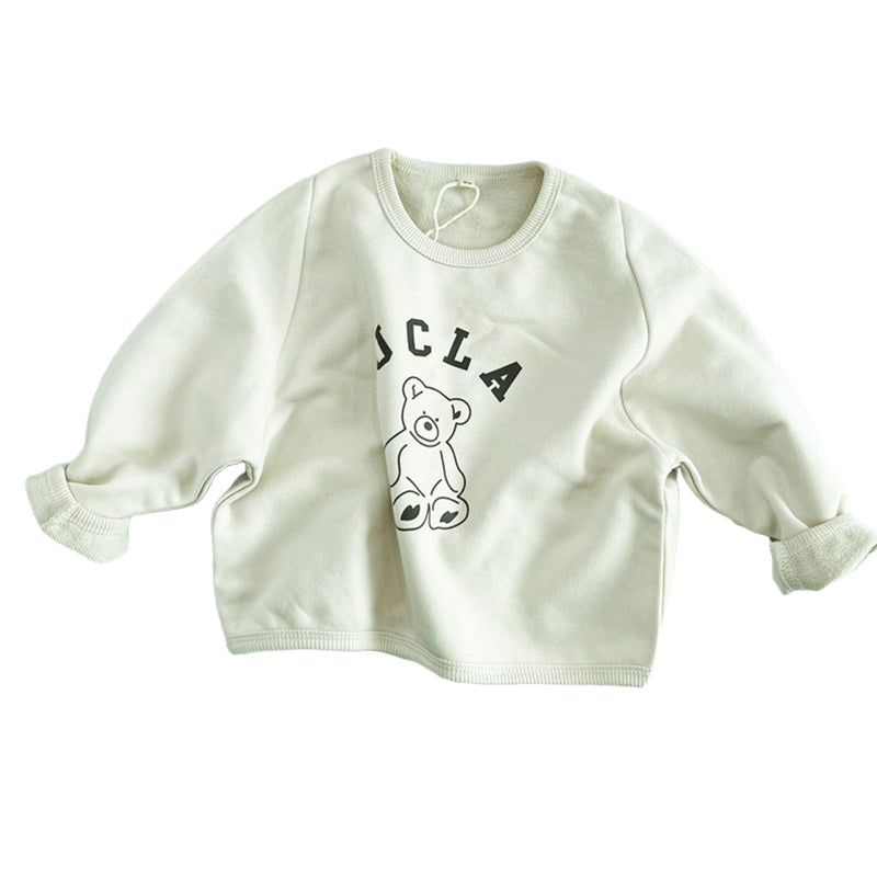 Baby Kid Unisex Letters Animals Cartoon Print Tops Wholesale 221103397