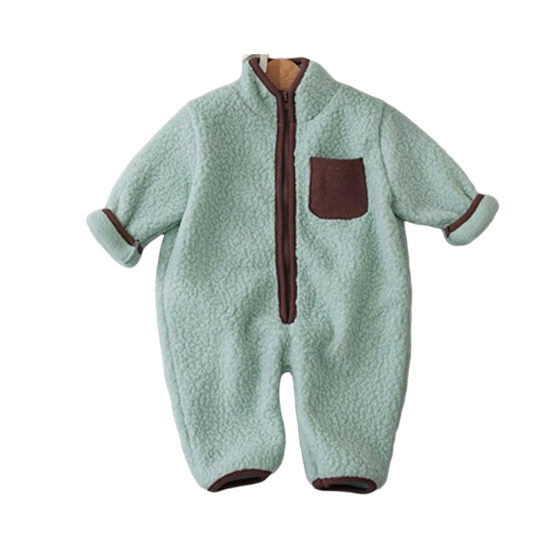 Baby Unisex Color-blocking Jumpsuits Wholesale 221103431