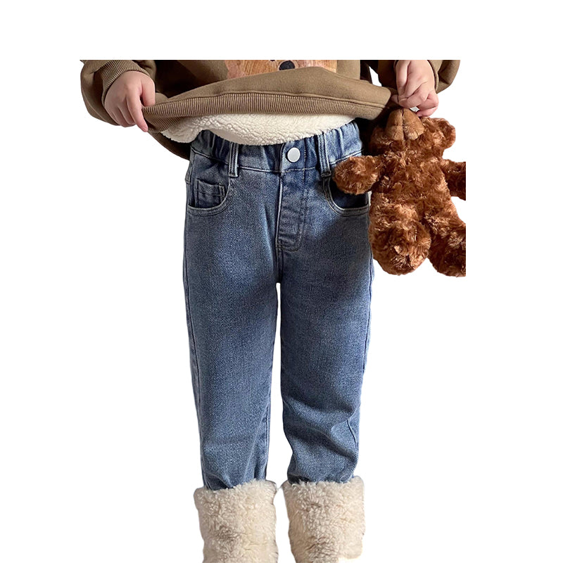 Baby Kid Girls Solid Color Pants Jeans Wholesale 221103478