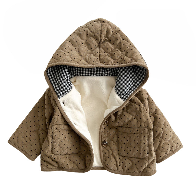 Baby Kid Unisex Polka dots Jackets Outwears Wholesale 221104122