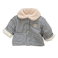 Load image into Gallery viewer, Baby Girls Checked Jackets Outwears Wholesale 221104136
