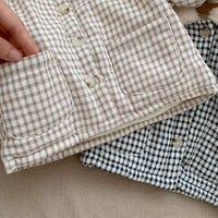 Load image into Gallery viewer, Baby Girls Checked Jackets Outwears Wholesale 221104136
