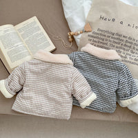 Load image into Gallery viewer, Baby Girls Checked Jackets Outwears Wholesale 221104136
