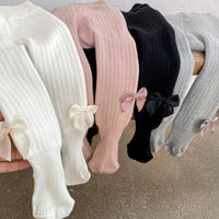 Load image into Gallery viewer, Baby Kid Girls Solid Color Bow Pants Leggings Wholesale 221104328
