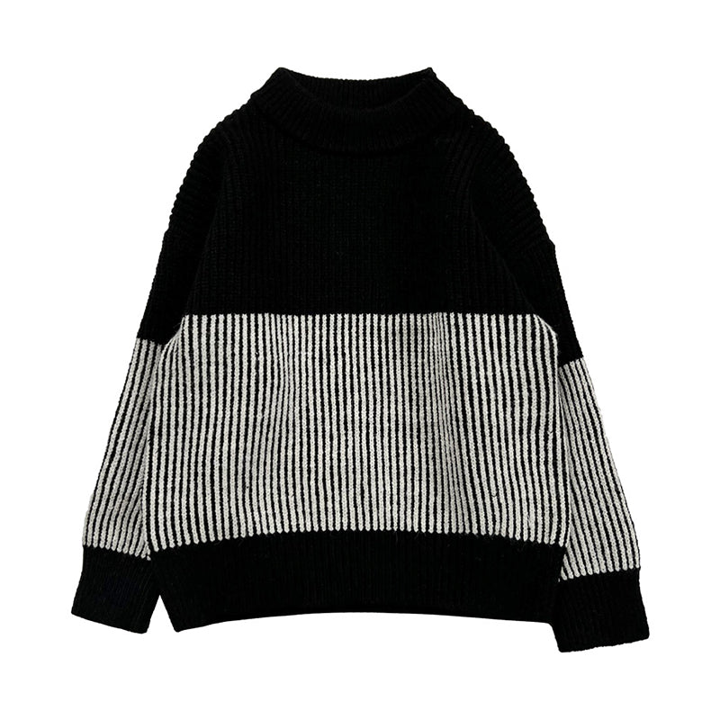 Baby Kid Boys Striped Color-blocking Sweaters Wholesale 221104335