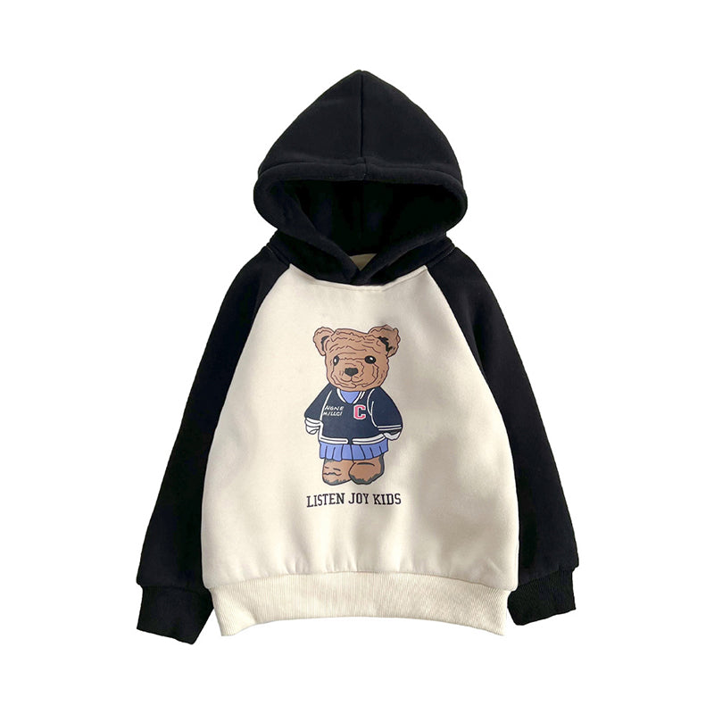 Baby Kid Unisex Color-blocking Animals Cartoon Print Hoodies Swearshirts Wholesale 221104386