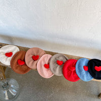 Load image into Gallery viewer, Unisex Color-blocking Love heart Crochet Accessories Hats Wholesale 221104431
