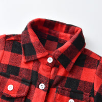 Load image into Gallery viewer, Baby Kid Unisex Color-blocking Checked Shirts Wholesale 221104475
