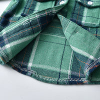 Load image into Gallery viewer, Baby Kid Unisex Color-blocking Checked Shirts Wholesale 221104477
