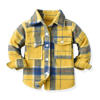 Load image into Gallery viewer, Baby Kid Unisex Color-blocking Checked Shirts Wholesale 221104477
