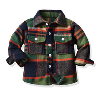 Load image into Gallery viewer, Baby Kid Unisex Color-blocking Checked Shirts Wholesale 221104477
