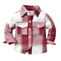 Load image into Gallery viewer, Mommy And Me Baby Kid Checked Shirts Wholesale 221104479
