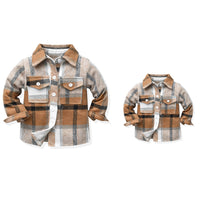 Load image into Gallery viewer, Mommy And Me Baby Kid Checked Shirts Wholesale 221104479

