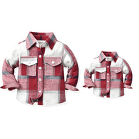 Load image into Gallery viewer, Mommy And Me Baby Kid Checked Shirts Wholesale 221104479
