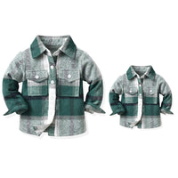 Load image into Gallery viewer, Mommy And Me Baby Kid Checked Shirts Wholesale 221104479
