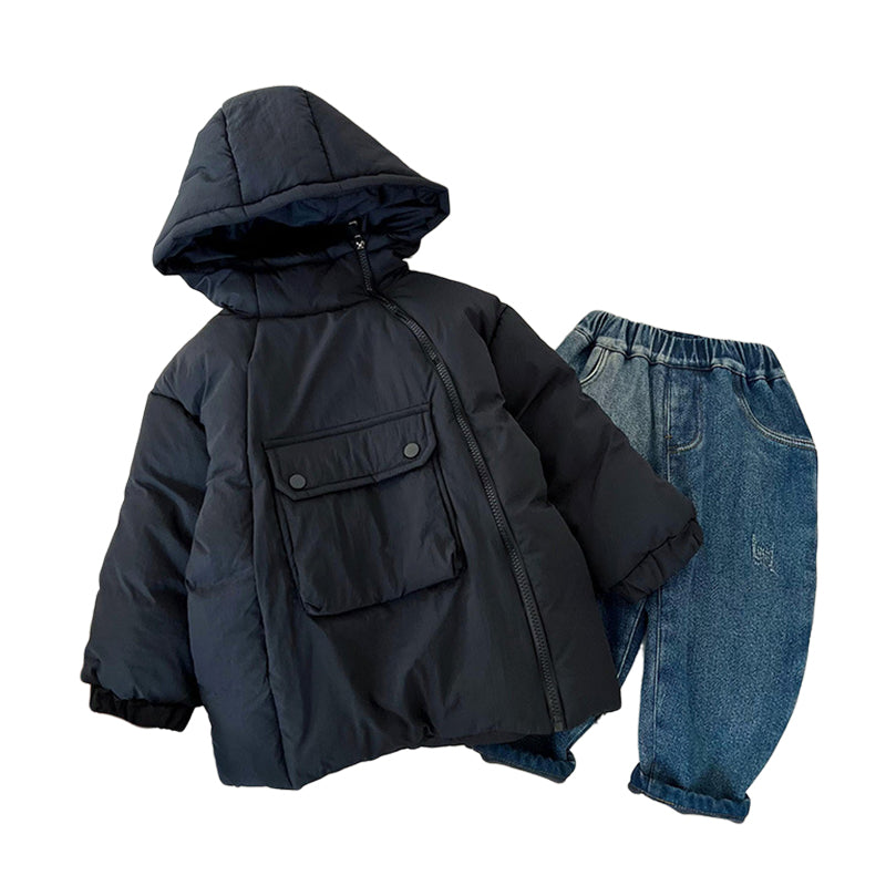Baby Kid Boys Solid Color Coats Wholesale 221104491