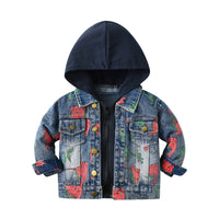 Load image into Gallery viewer, Baby Kid Big Kid Boys Cartoon Print Jackets Outwears Wholesale 221104552

