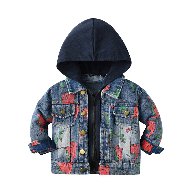 Baby Kid Big Kid Boys Cartoon Print Jackets Outwears Wholesale 221104552