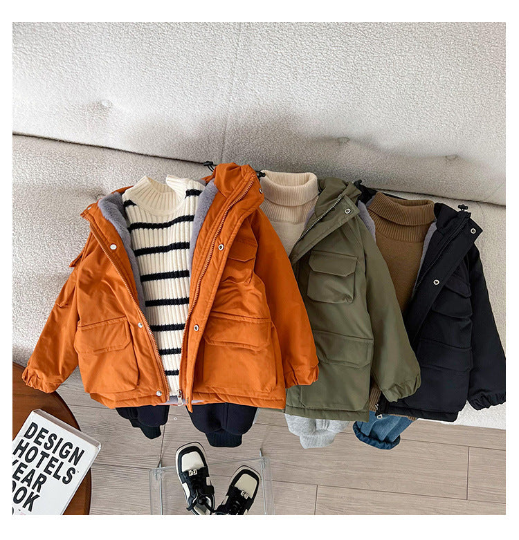 Baby Kid Boys Solid Color Coats Wholesale 221104572