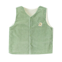 Load image into Gallery viewer, Baby Kid Unisex Striped Cow Muslin&amp;Ribbed Vests Waistcoats Wholesale 22110477
