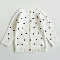 Load image into Gallery viewer, Baby Kid Girls Polka dots Sweaters Knitwear Wholesale 22110701
