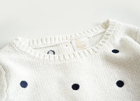 Load image into Gallery viewer, Baby Kid Girls Polka dots Sweaters Knitwear Wholesale 22110701
