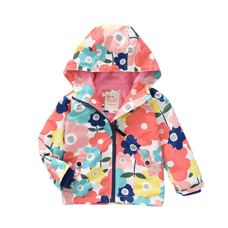 Baby Kid Unisex Flower Cartoon Print Jackets Outwears Wholesale 22110707