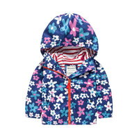 Load image into Gallery viewer, Baby Kid Girls Flower Cartoon Print Jackets Outwears Wholesale 22110710
