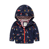 Load image into Gallery viewer, Baby Kid Girls Flower Cartoon Print Jackets Outwears Wholesale 22110710
