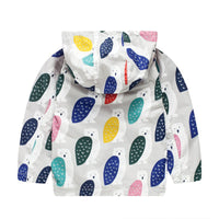 Load image into Gallery viewer, Baby Kid Girls Flower Cartoon Print Jackets Outwears Wholesale 22110710
