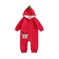 Load image into Gallery viewer, Baby Unisex Polka dots Print Christmas Jumpsuits Wholesale 2211071002
