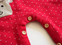 Load image into Gallery viewer, Baby Unisex Polka dots Print Christmas Jumpsuits Wholesale 2211071002
